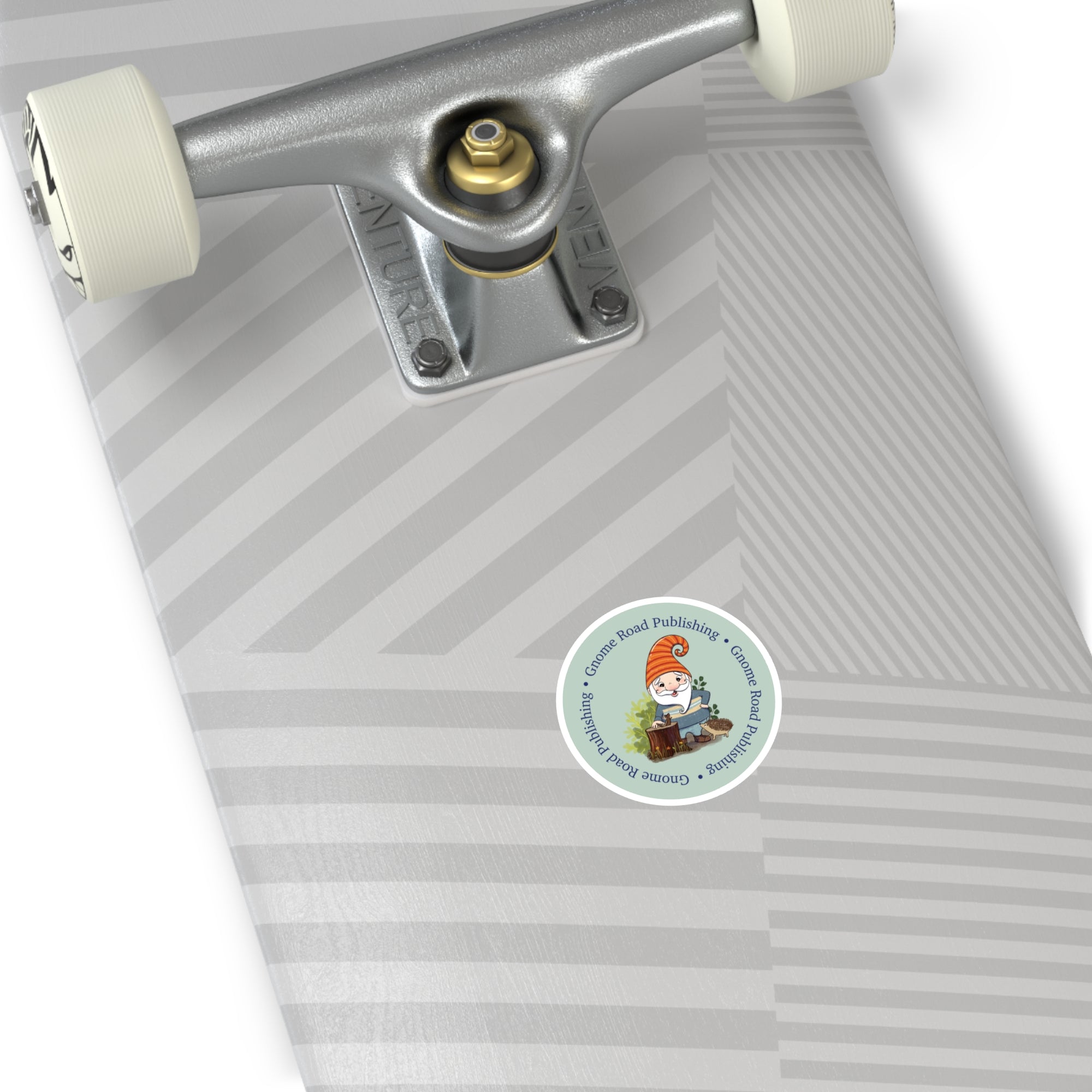 Trunk Goes Thunk! - Gnome - Gnome Road Publishing - Round Stickers, Indoor\Outdoor