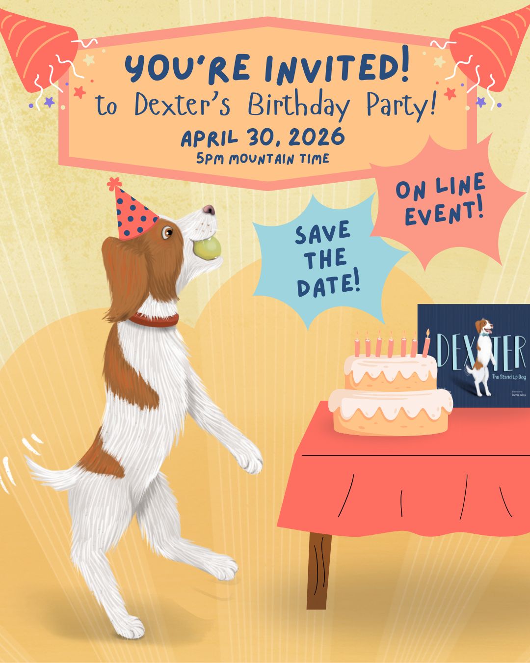 You're Invited to Dexter's Birthday Party!