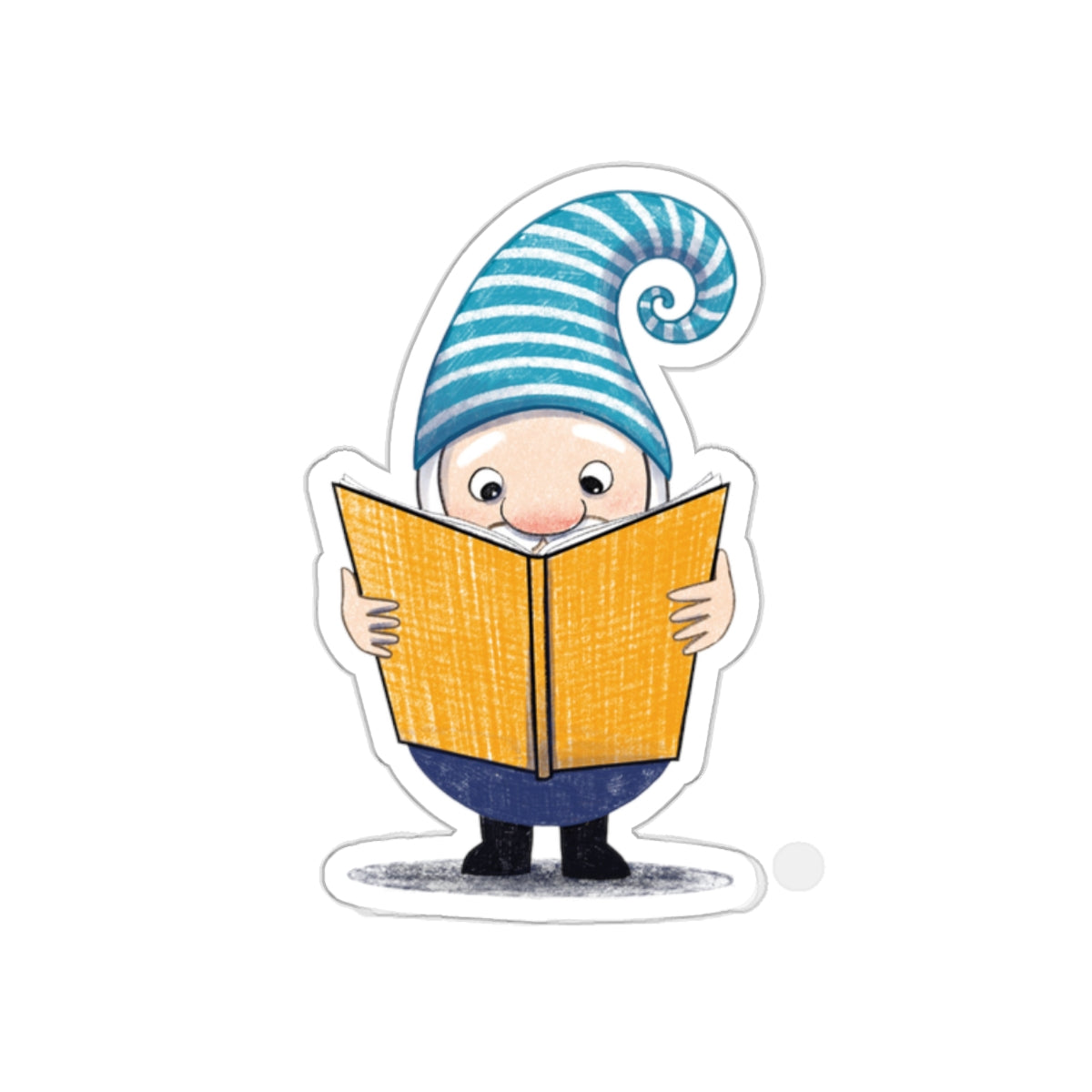 Book - Gnome - Kiss-Cut Stickers