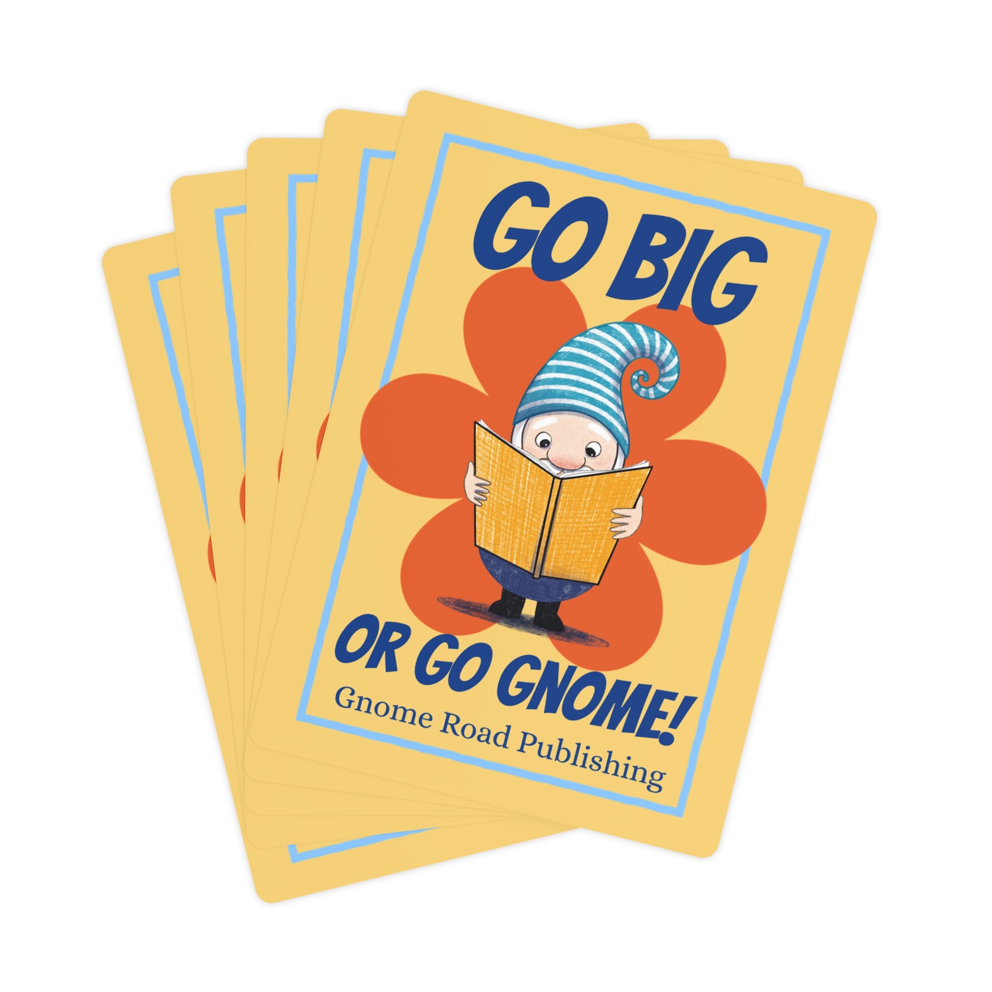 GO BIG OR GO GNOME! - Gnome Road - Playing Cards