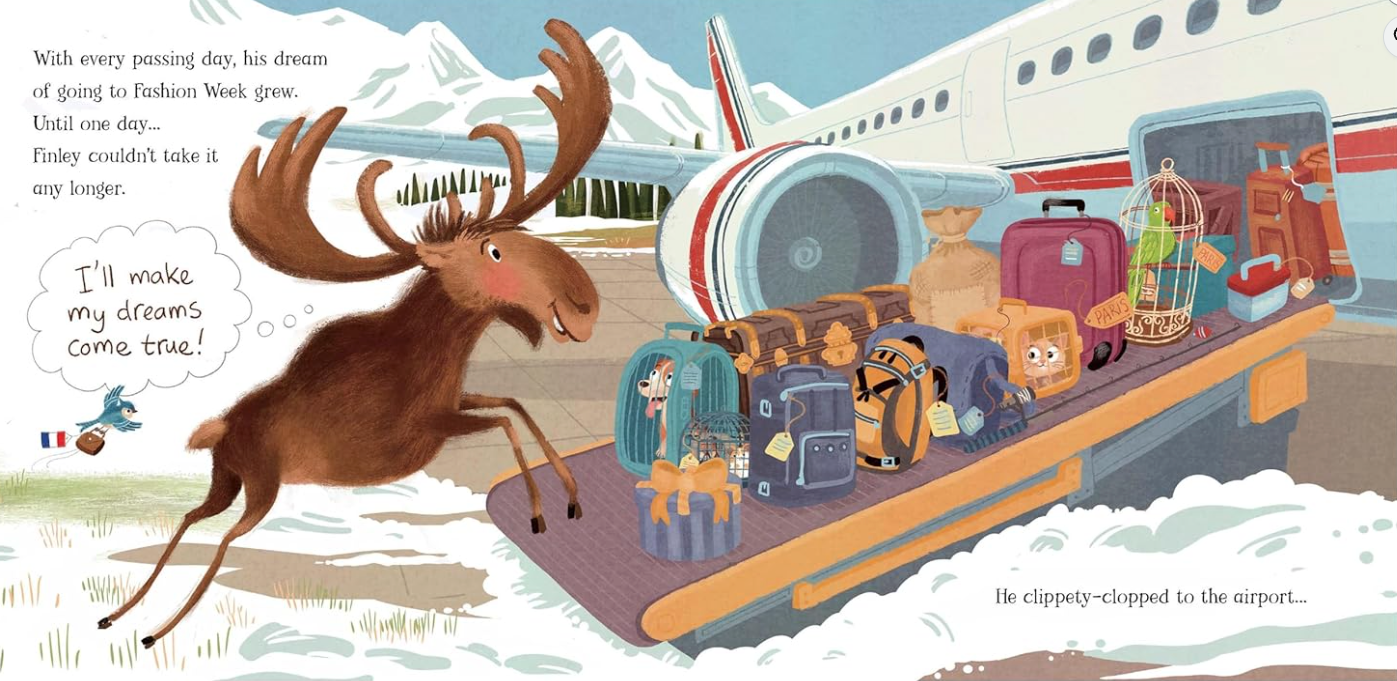 Finley: A Moose in Chartreuse