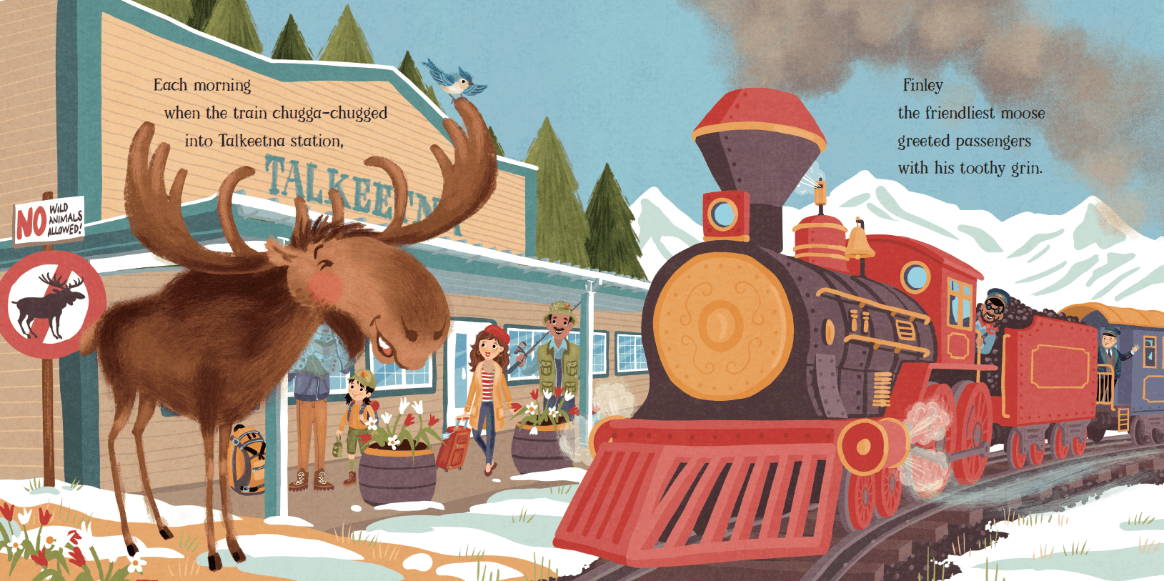 Finley: A Moose on The Caboose